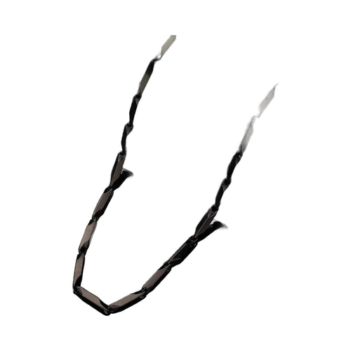 The 3mm Rectangle Chain — Black
