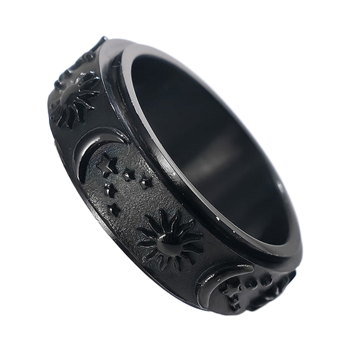 The Sun & Moon Spinner — Black