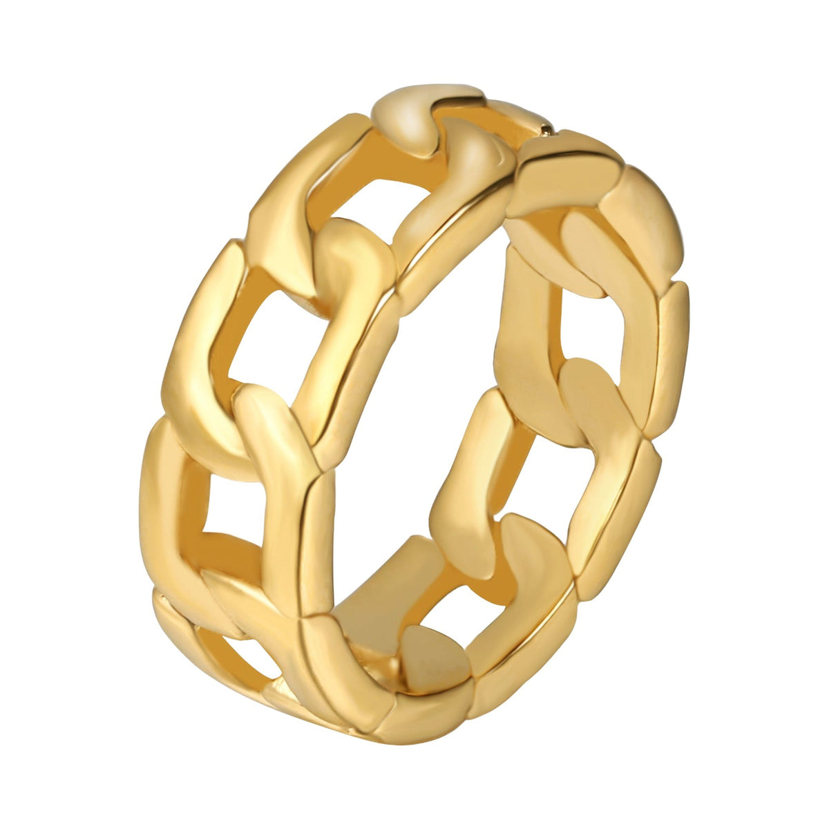 The Cuban Link Ring — Gold