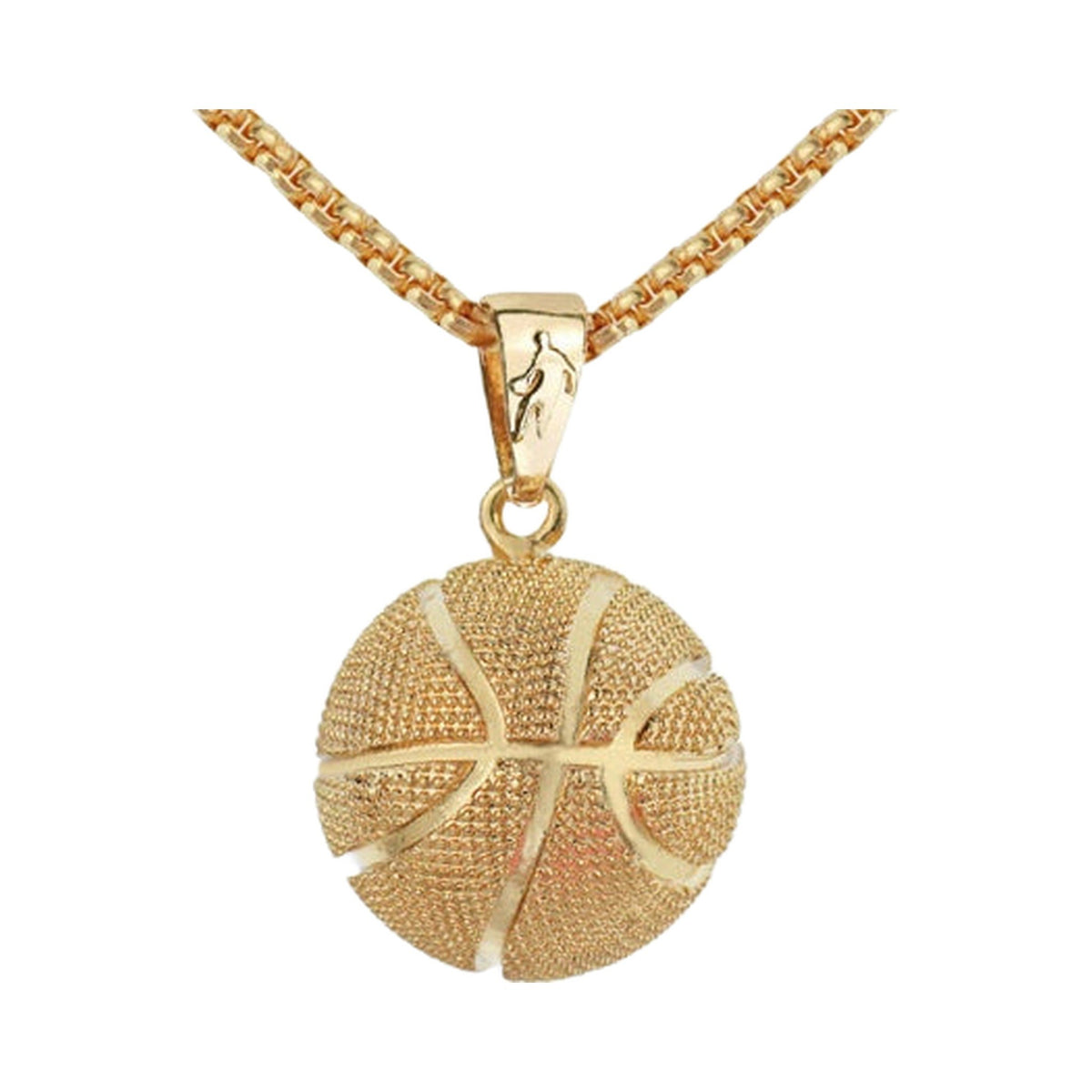 The Basketball Pendant — Gold