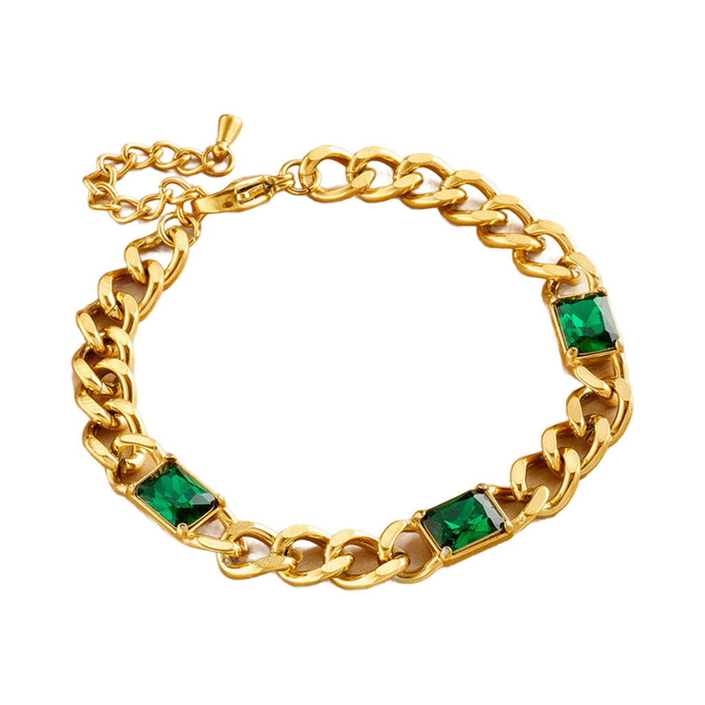 The Emerald Curb Bracelet