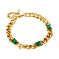 The Emerald Curb Bracelet