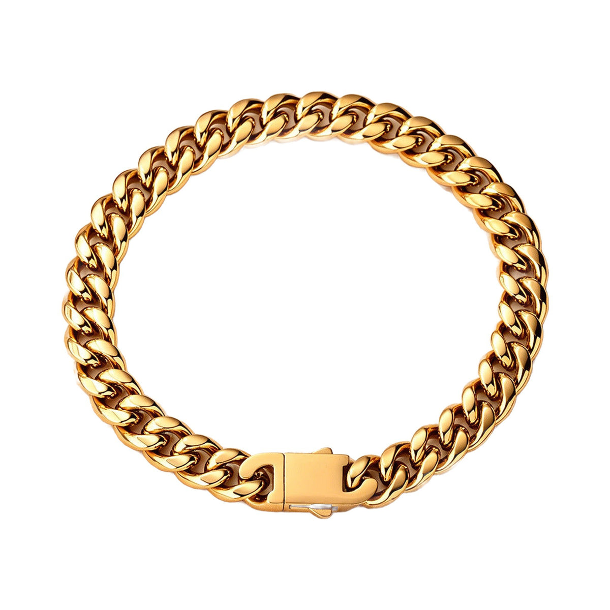 The 8mm Cuban Bracelet — Gold