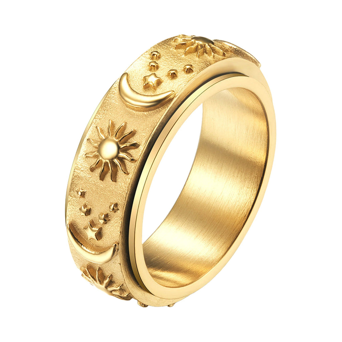 The Sun & Moon Spinner — Gold